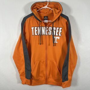 Tennessee Volunteers Full Zip Hoodie Mens Small Orange Gray Knights Apparel